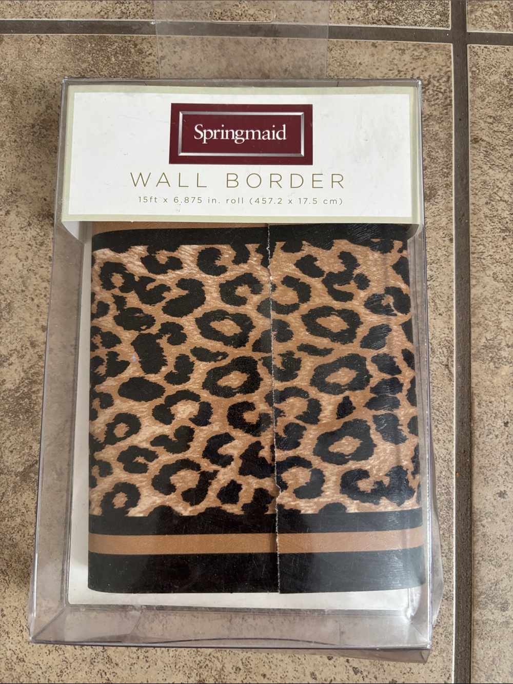 Springmaid Animal Print Wall Border